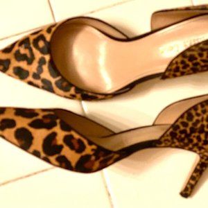Essex Lane Leopard Print Dakota Heel Pump Size 8.5